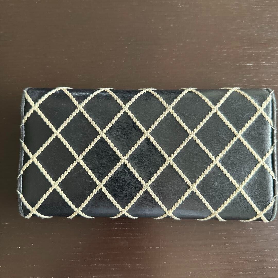 Chanel Long Wallet Wildstitch Coco Mark