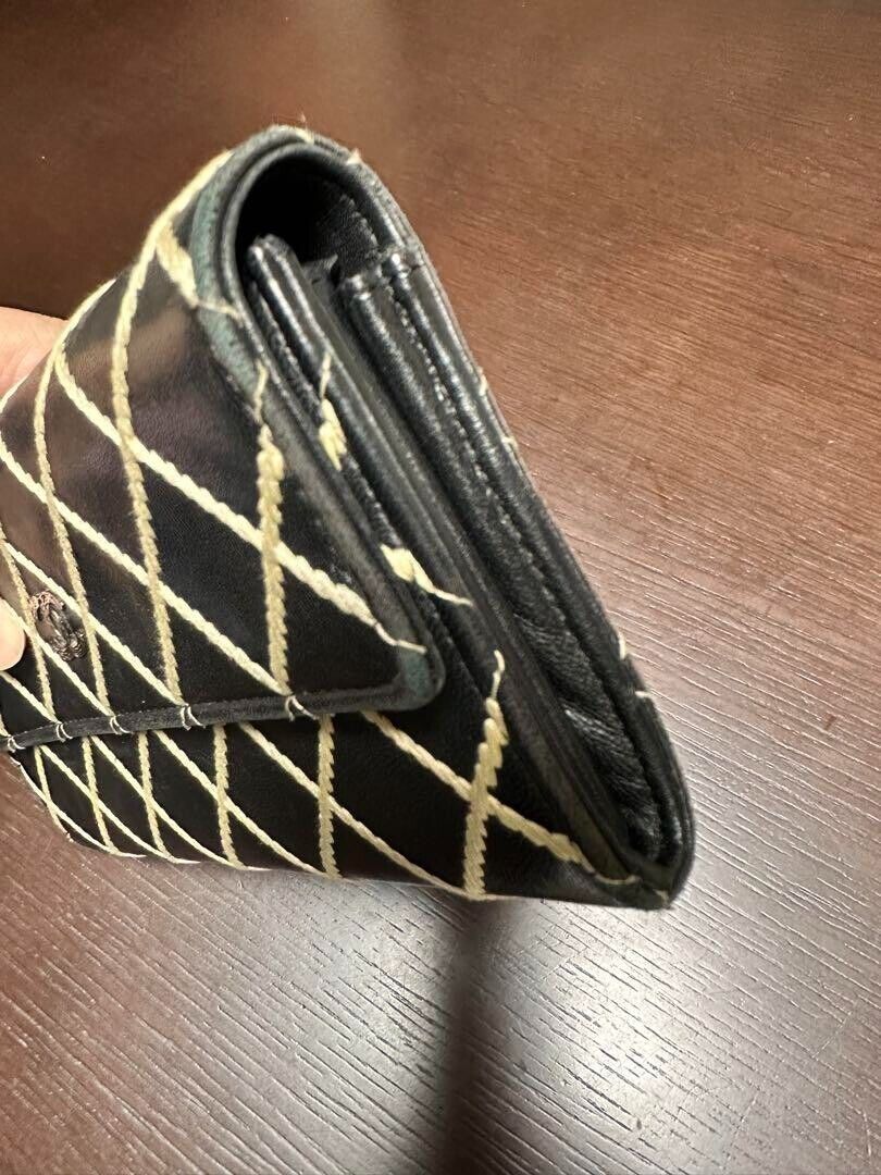 Chanel Long Wallet Wildstitch Coco Mark