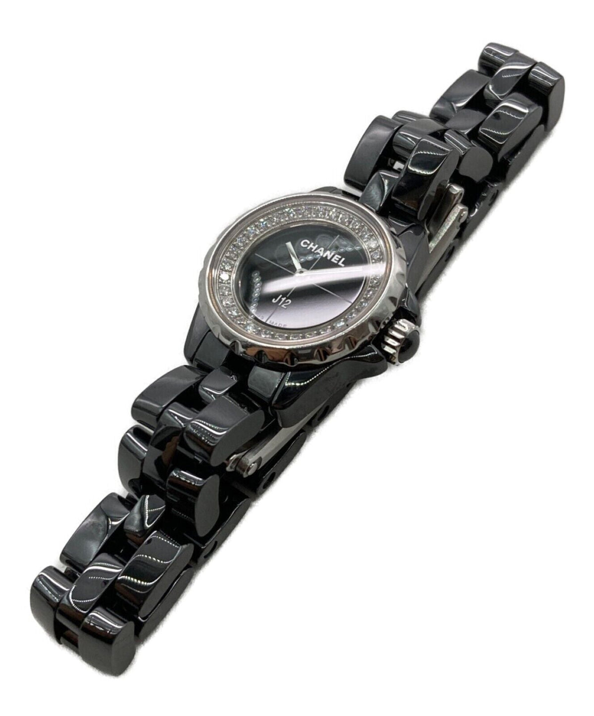 Chanel J12-Xs 19Mm Diamond Black