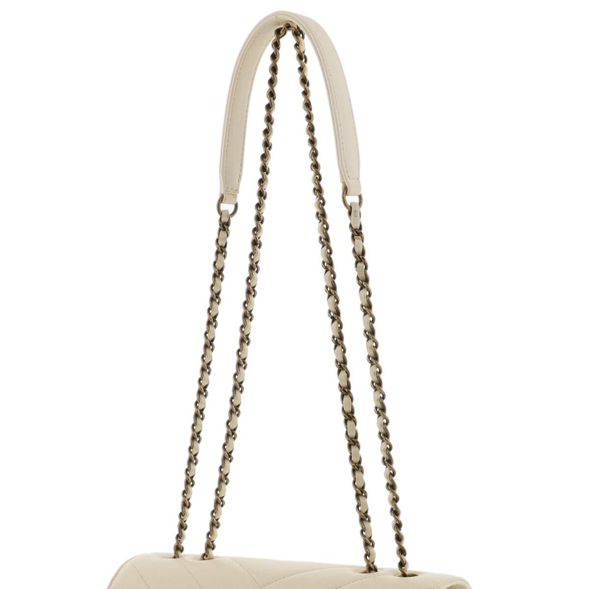 Chanel Chevron V-Stitch Chain Shoulder