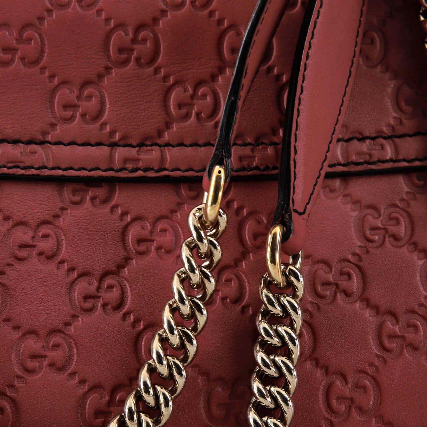 Emily Chain Flap Shoulder Bag Guccissima