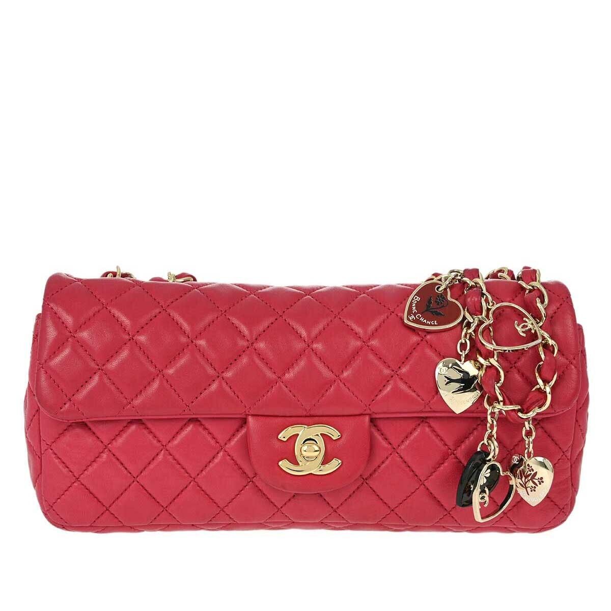 Chanel Pink Lambskin Valentine East West