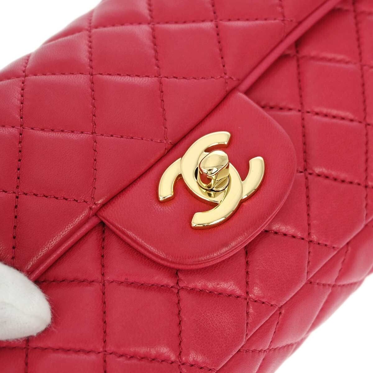Chanel Pink Lambskin Valentine East West