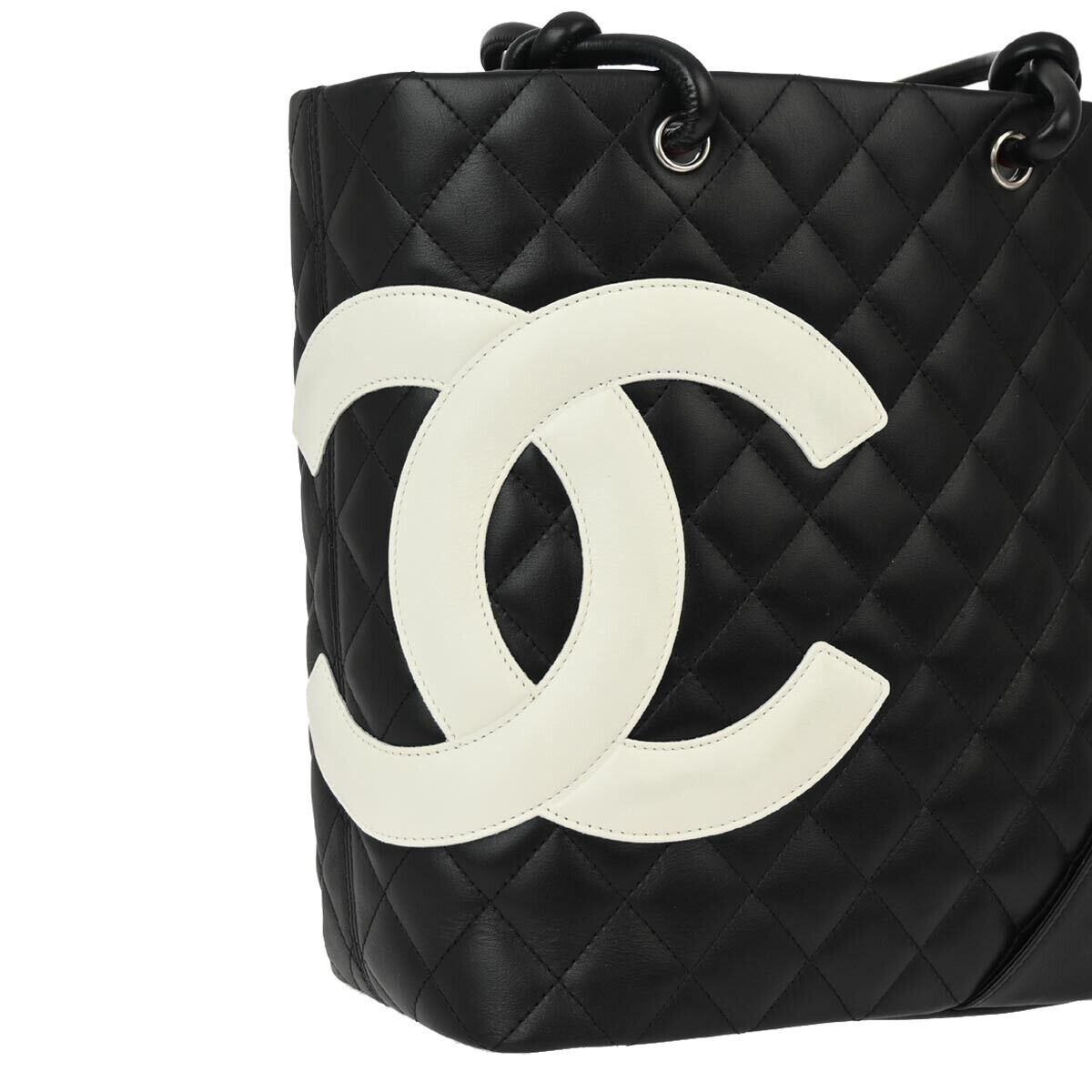 Chanel Black Calfskin Cambon Ligne Tote