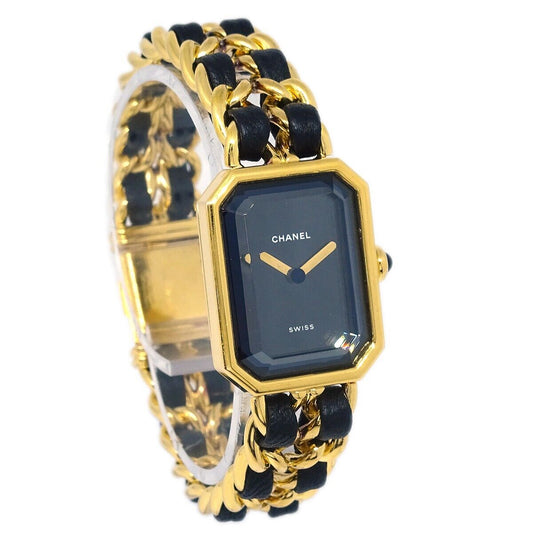 Chanel Premiere Quartz Watch Gold #L