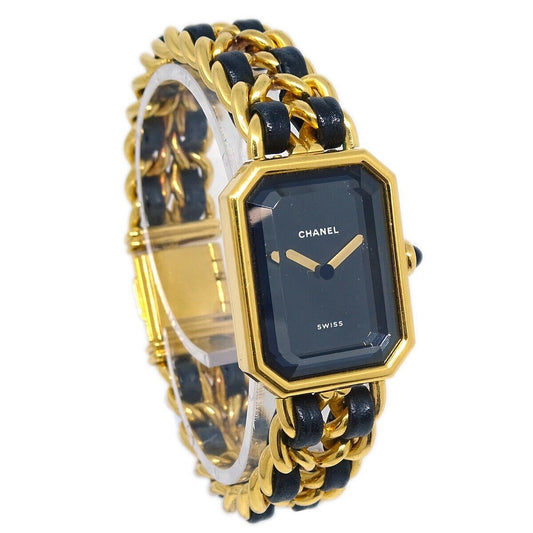 Chanel Premiere Quartz Watch Gold #L