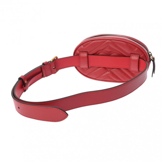 Gucci Gg Marmont Belt Bag Red Crossbody