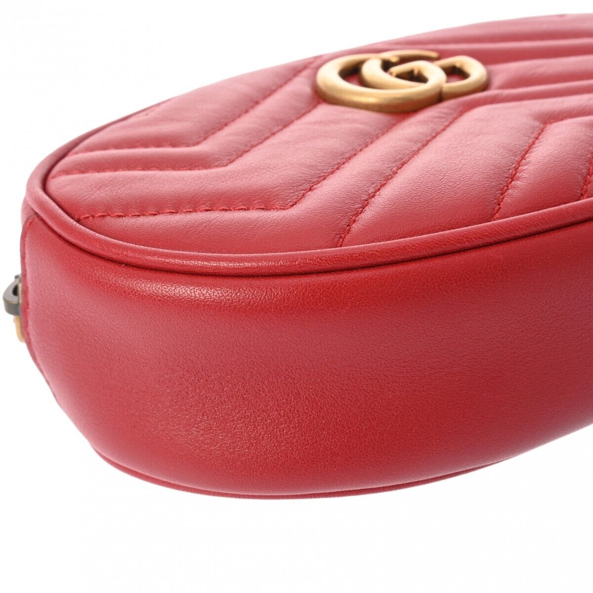 Gucci Gg Marmont Belt Bag Red Crossbody