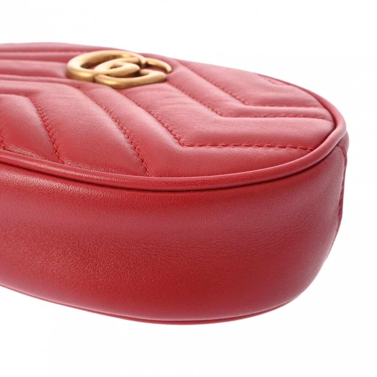 Gucci Gg Marmont Belt Bag Red Crossbody