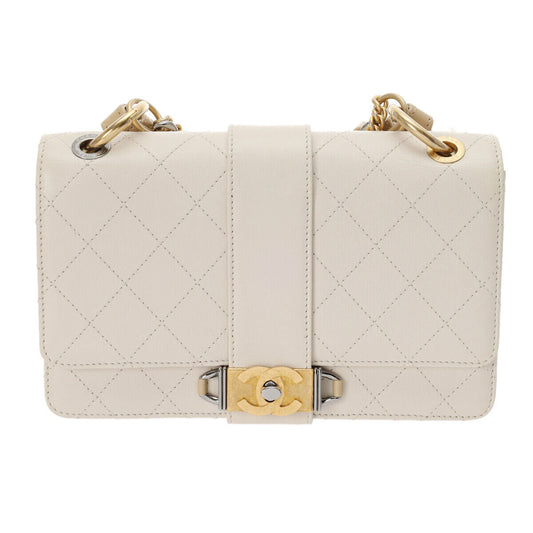 Chanel Matrasse White/Blanc Shoulder Bag
