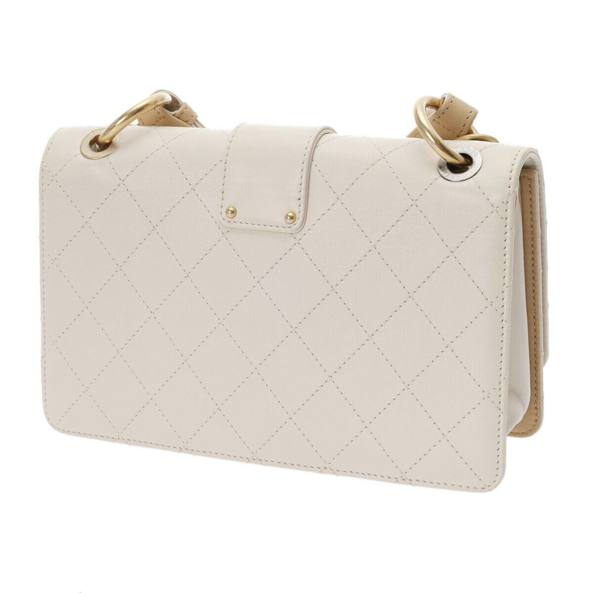 Chanel Matrasse White/Blanc Shoulder Bag
