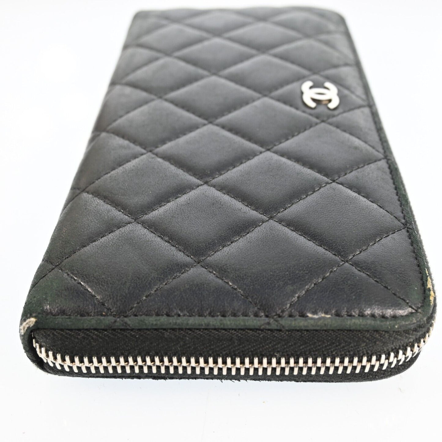 Chanel Matelasse Lambskin Zippy Wallet