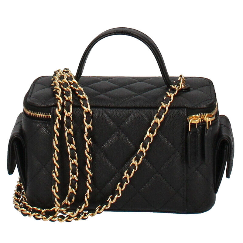 Chanel Small Vanity Shoulder Bag Caviar