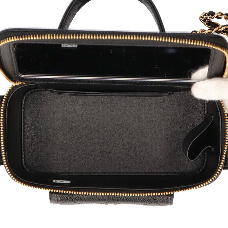 Chanel Small Vanity Shoulder Bag Caviar
