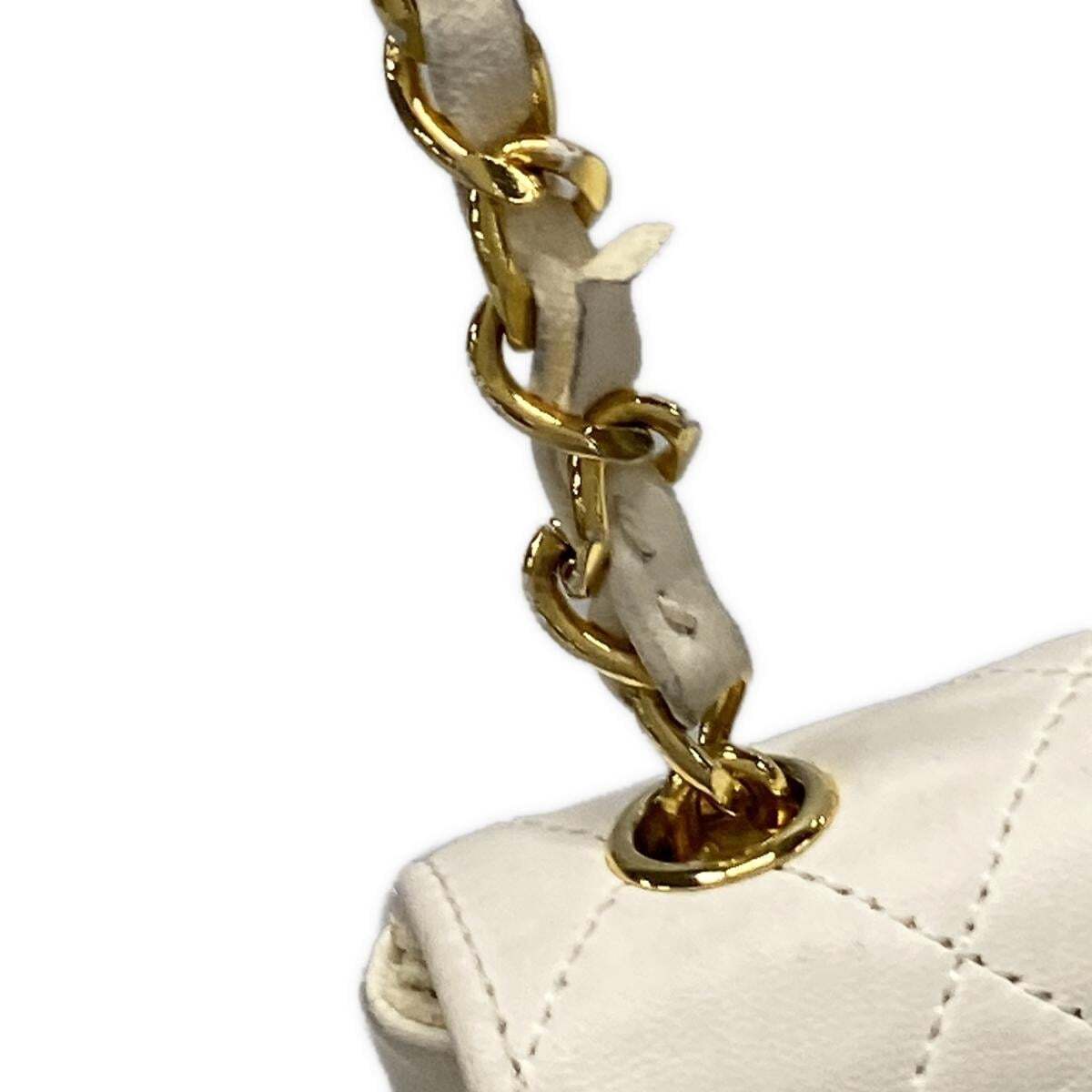 Chanel Mini Matelasse White