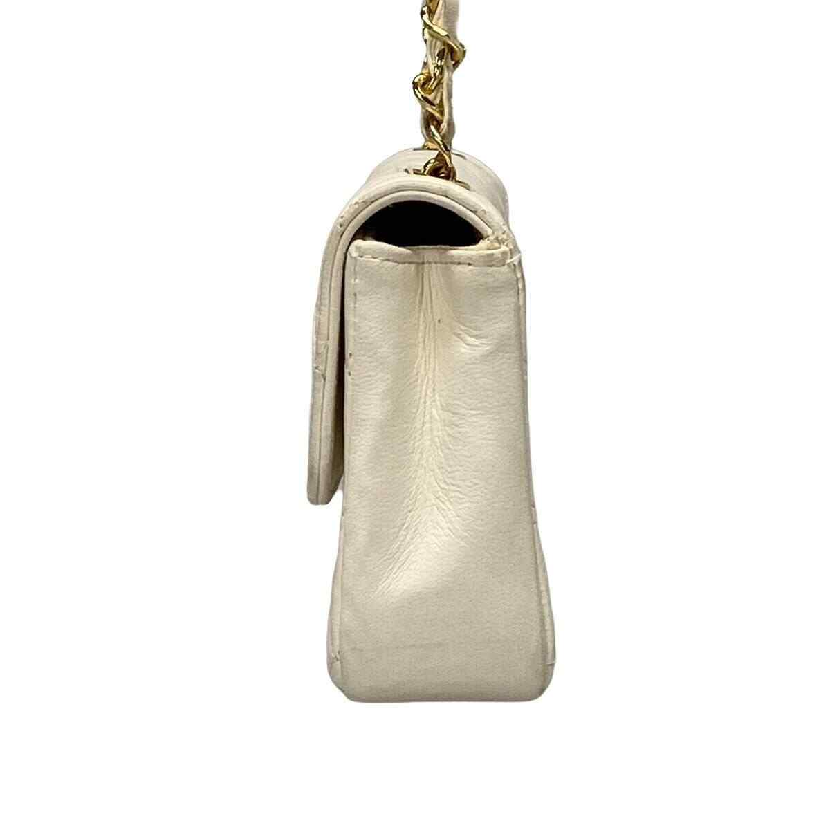 Chanel Mini Matelasse White
