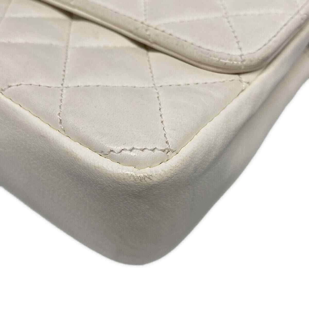 Chanel Mini Matelasse White