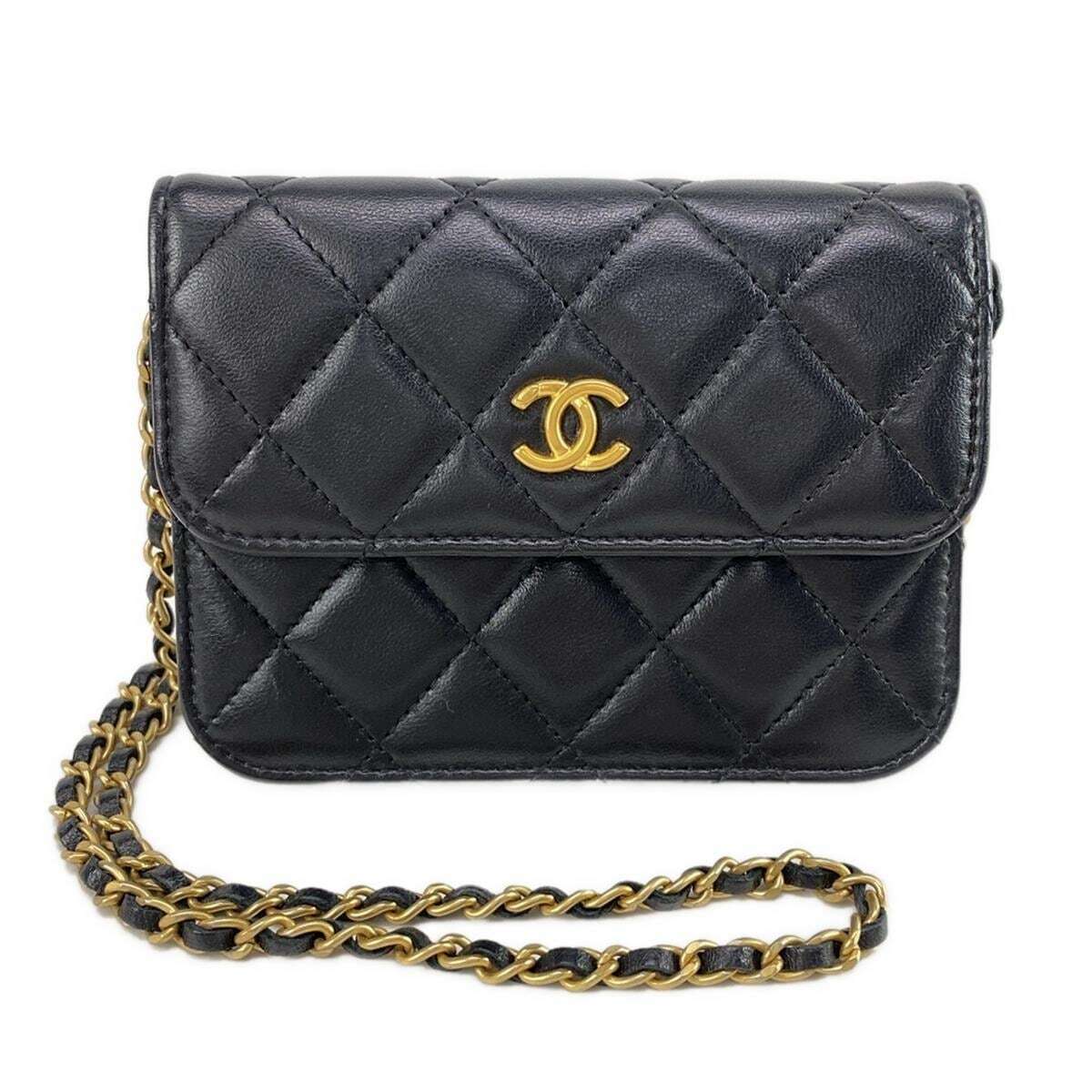 Chanel Mini Matelasse Black