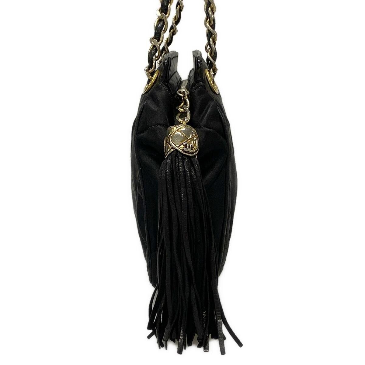 Chanel - Black Gold Satin Hardware