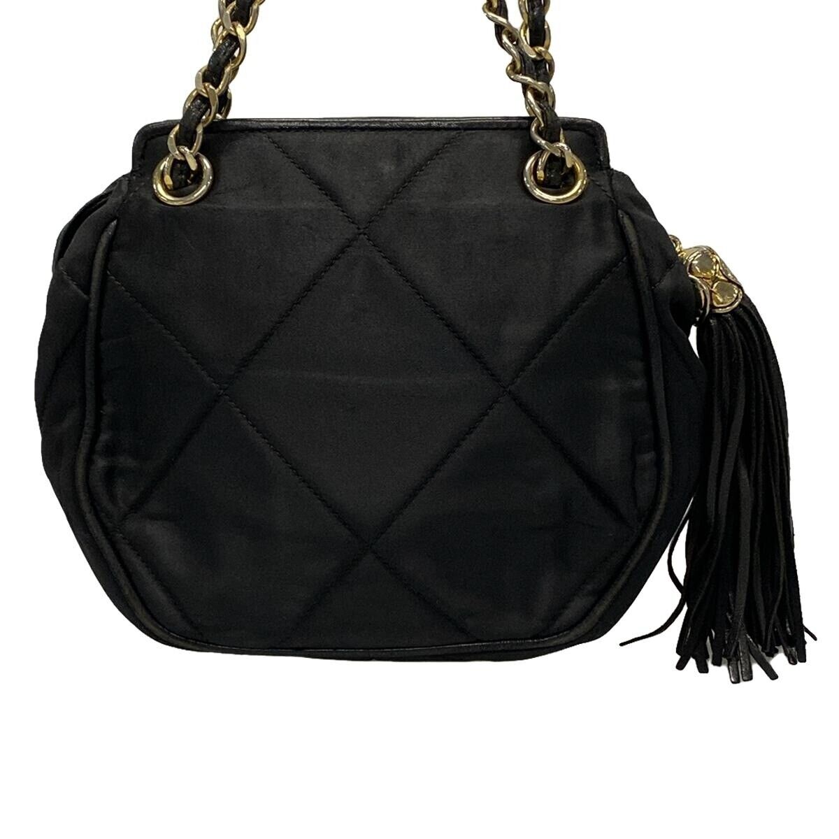 Chanel - Black Gold Satin Hardware