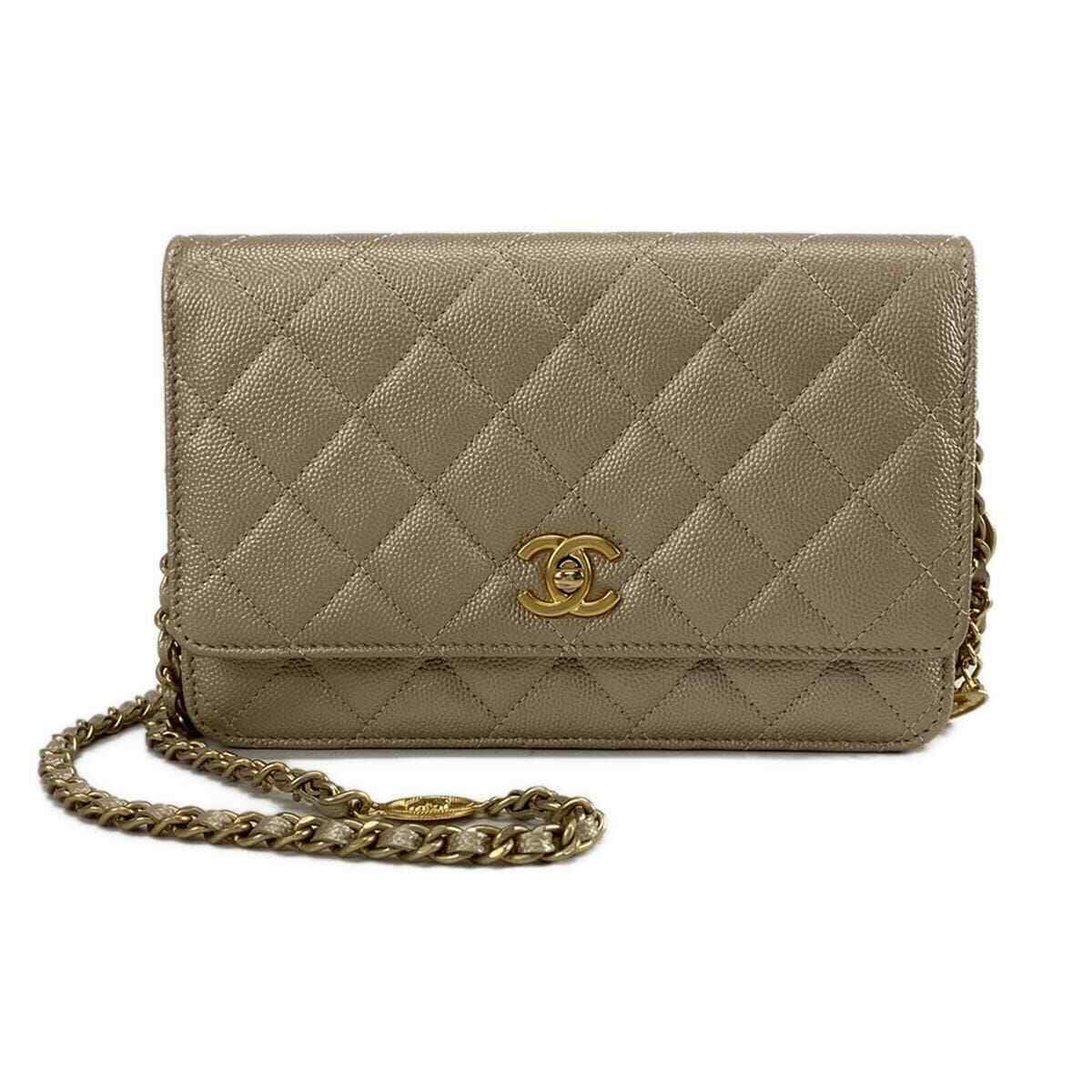 Chanel Matelasse Gold Caviar Skin