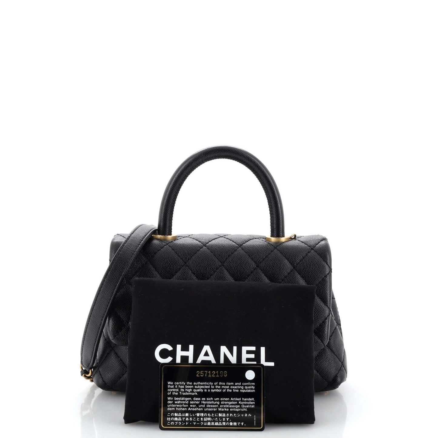Chanel Coco Top Handle Bag Quilted