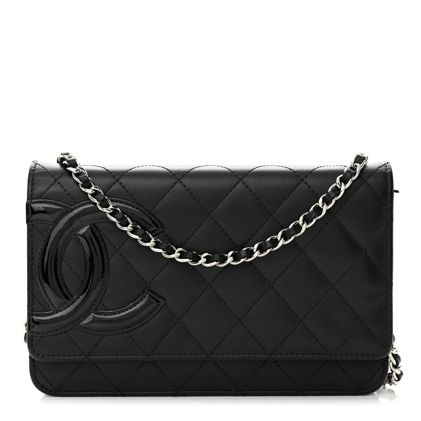 Chanel Calfskin Quilted Cambon Wallet On