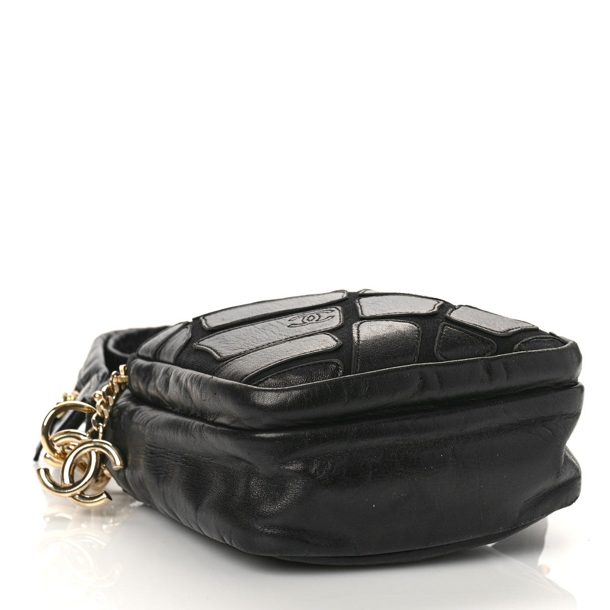 Chanel Lambskin Jersey Scales Zipper