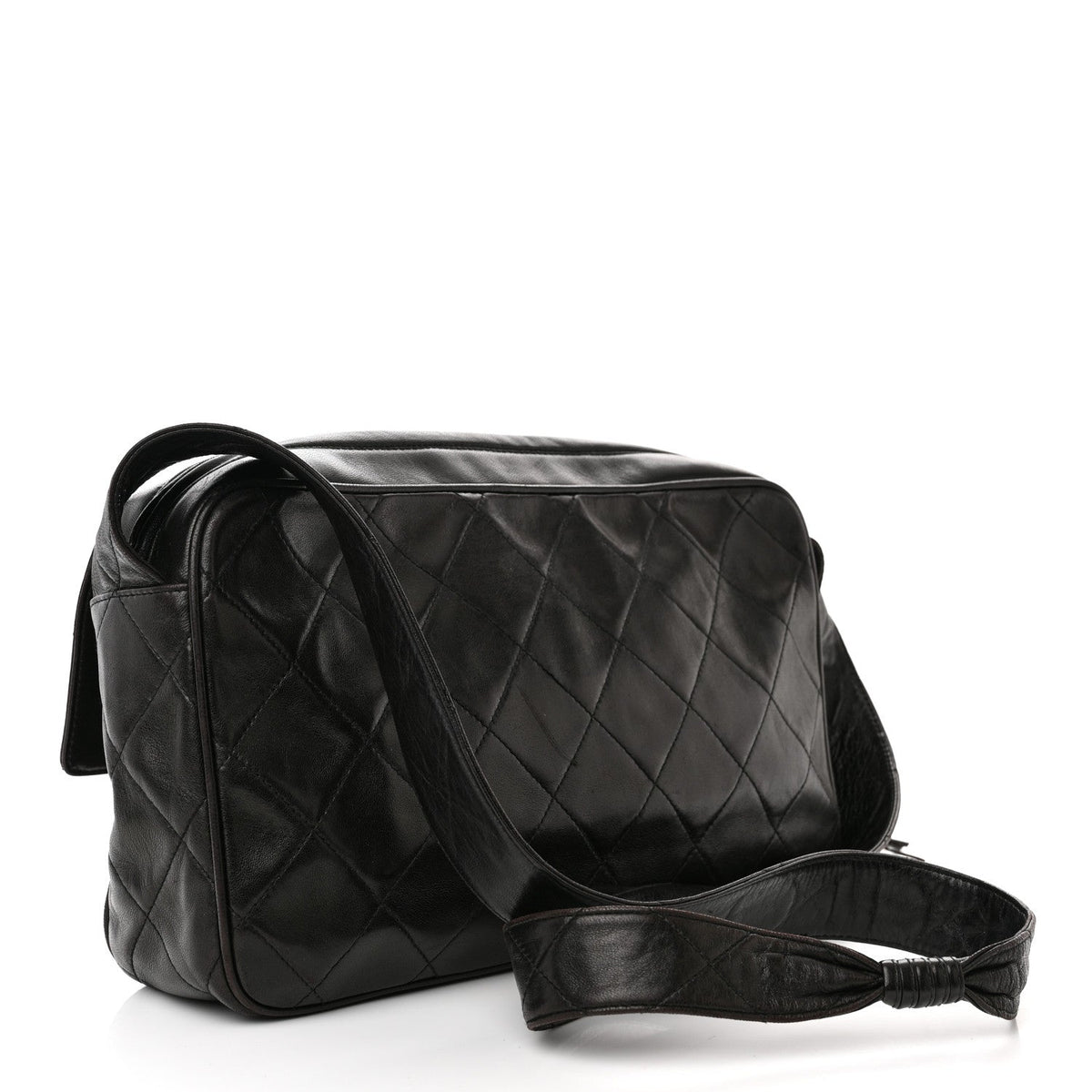 Chanel Lambskin Quilted Tassel Camera