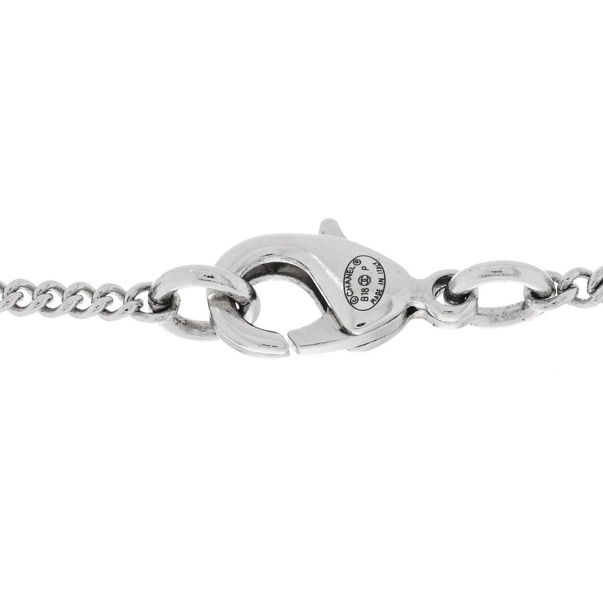 Chanel Metal Baguette Crystal Large Cc