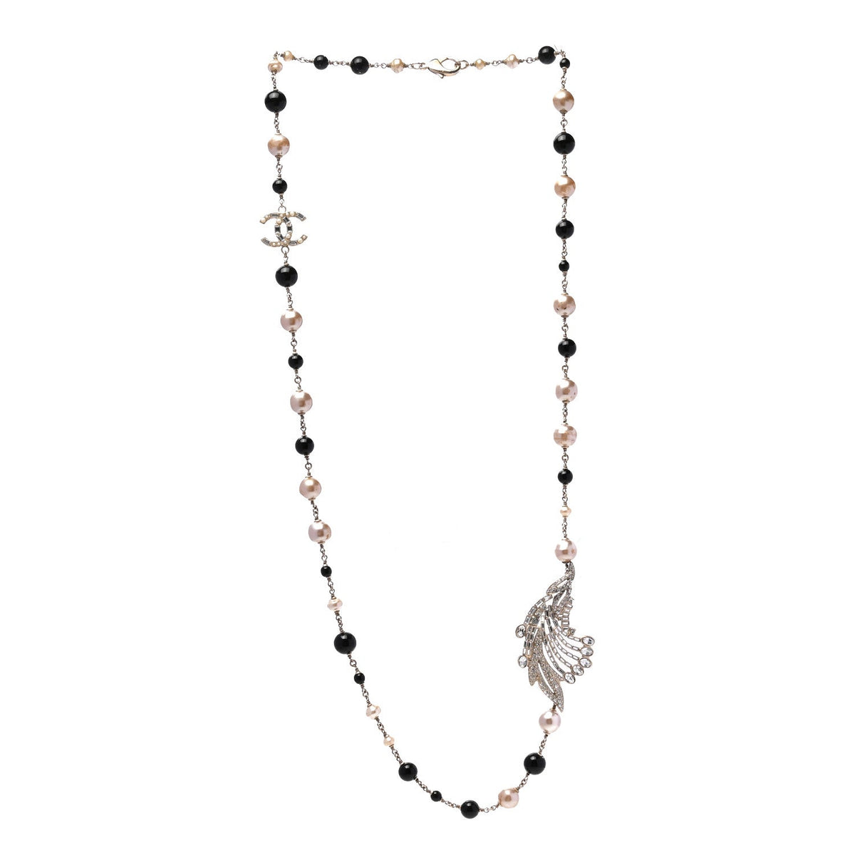 Chanel Pearl Crystal Baguette Beaded