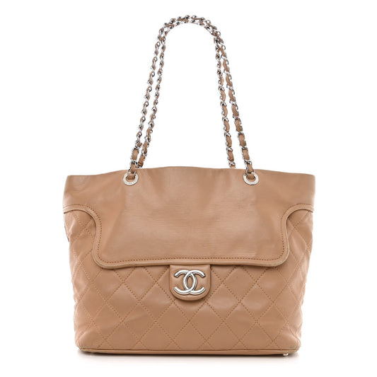 Chanel Calfskin Large Front Flap Tote