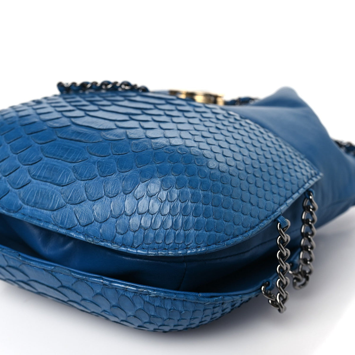 Chanel Snakeskin Calfskin Gabrielle