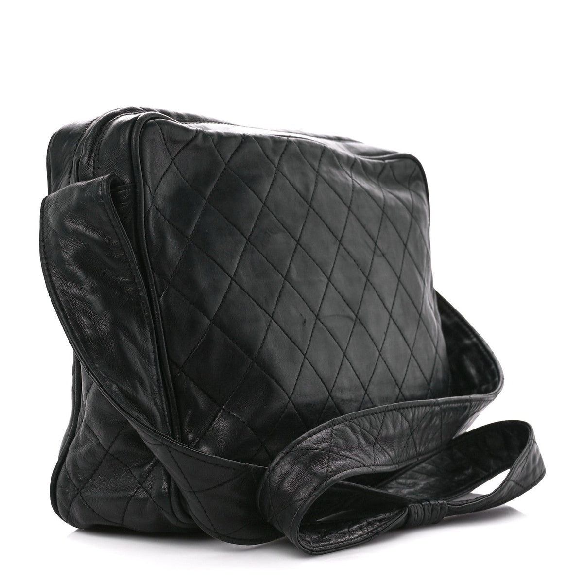 Chanel Lambskin Quilted Tassel Camera
