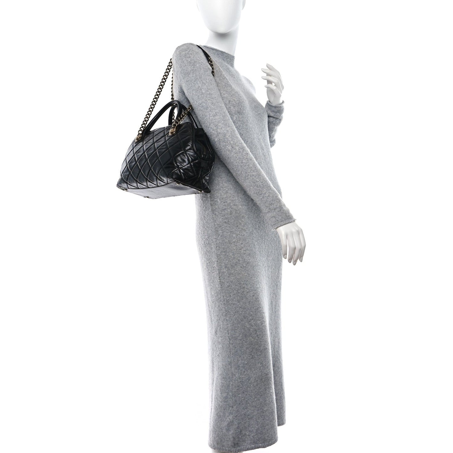 Chanel Glazed Calfskin Castle Rock