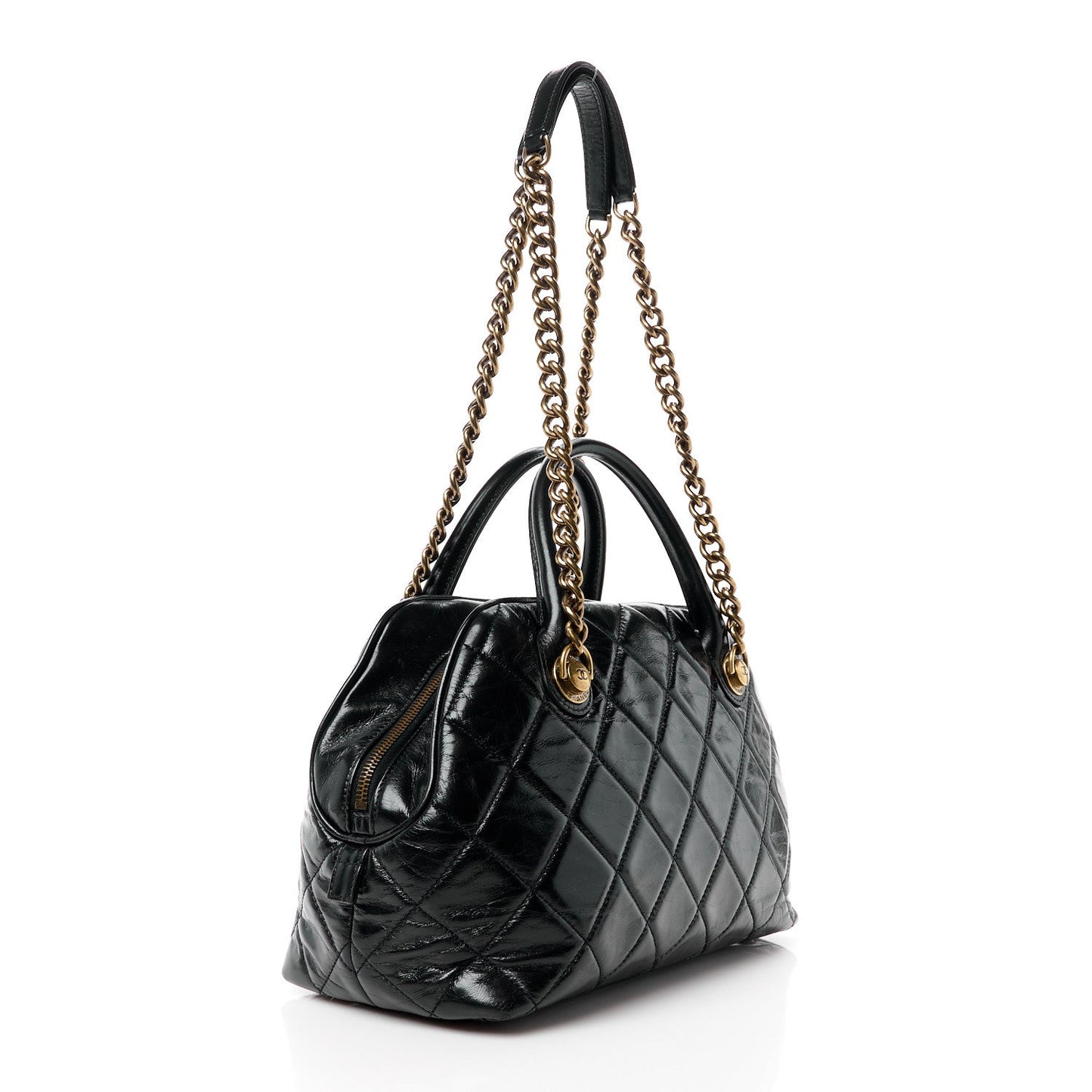 Chanel Glazed Calfskin Castle Rock
