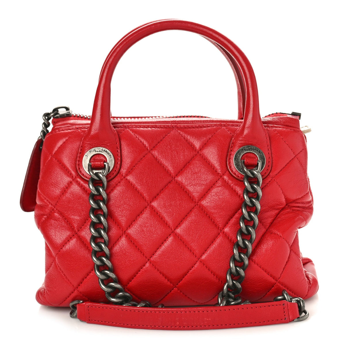 Chanel Shiny Sheepskin Quilted Small