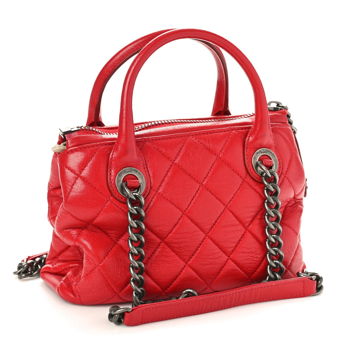 Chanel Shiny Sheepskin Quilted Small