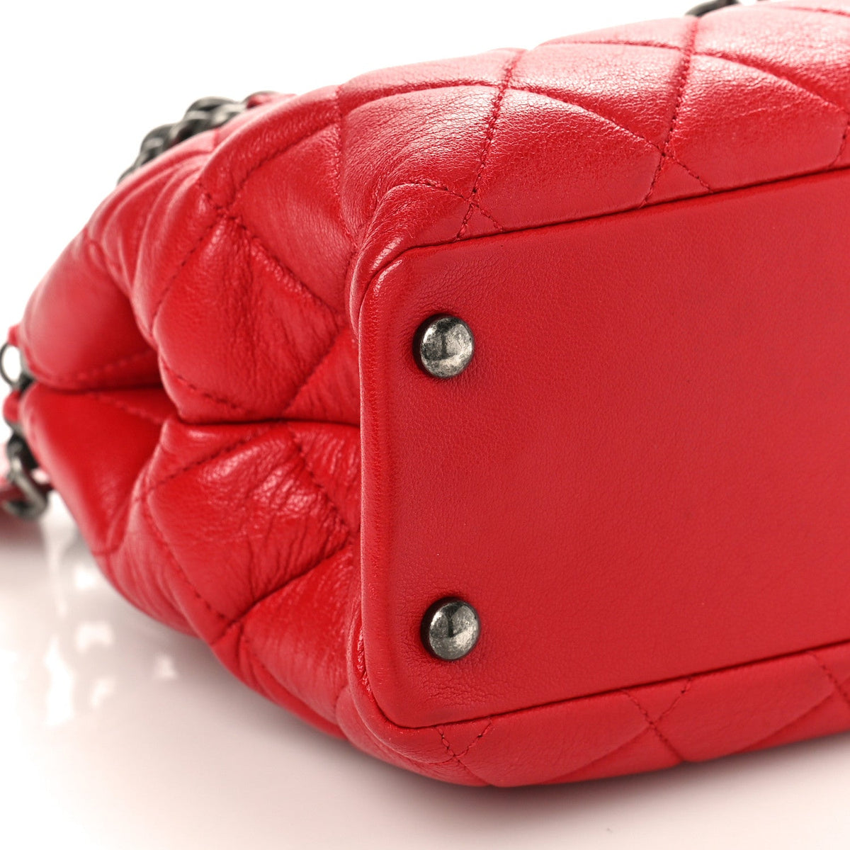 Chanel Shiny Sheepskin Quilted Small