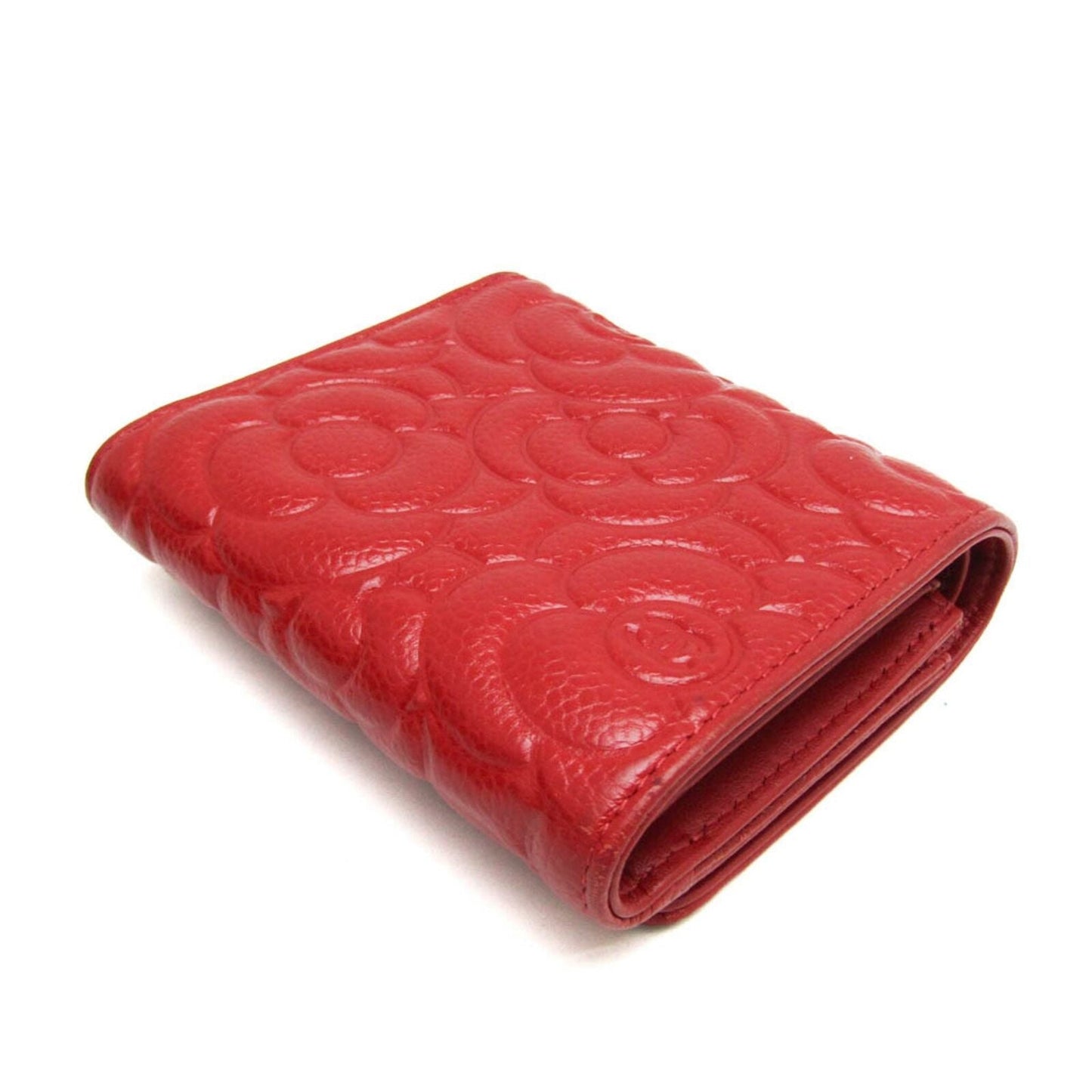 Chanel Camellia Women's Calfskin Wallet