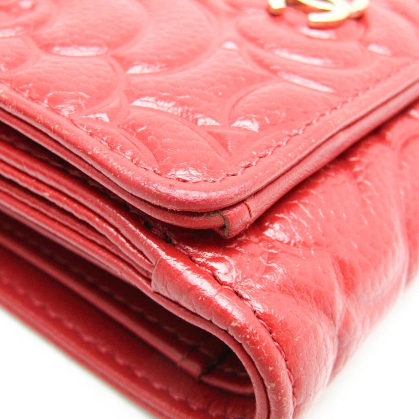 Chanel Camellia Women's Calfskin Wallet