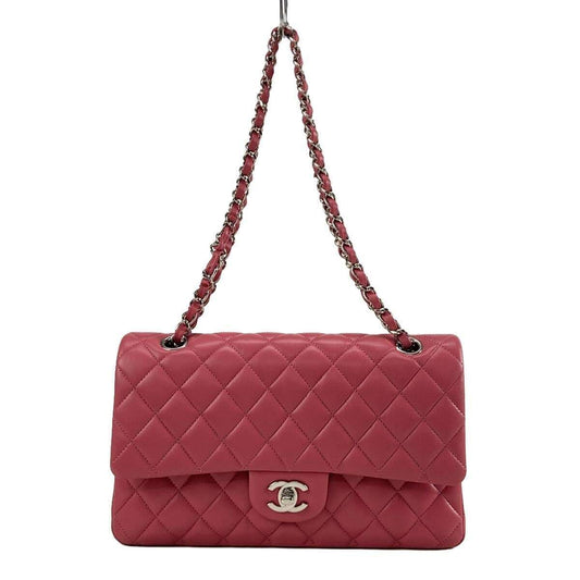 Chanel Double Flap Matelasse Pink
