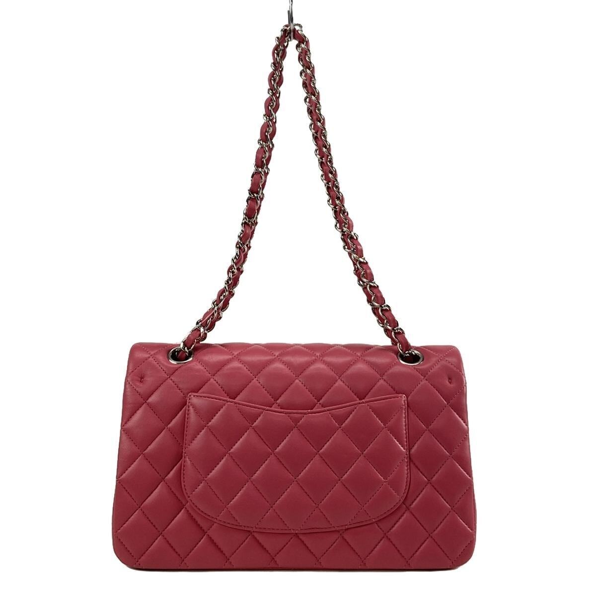Chanel Double Flap Matelasse Pink