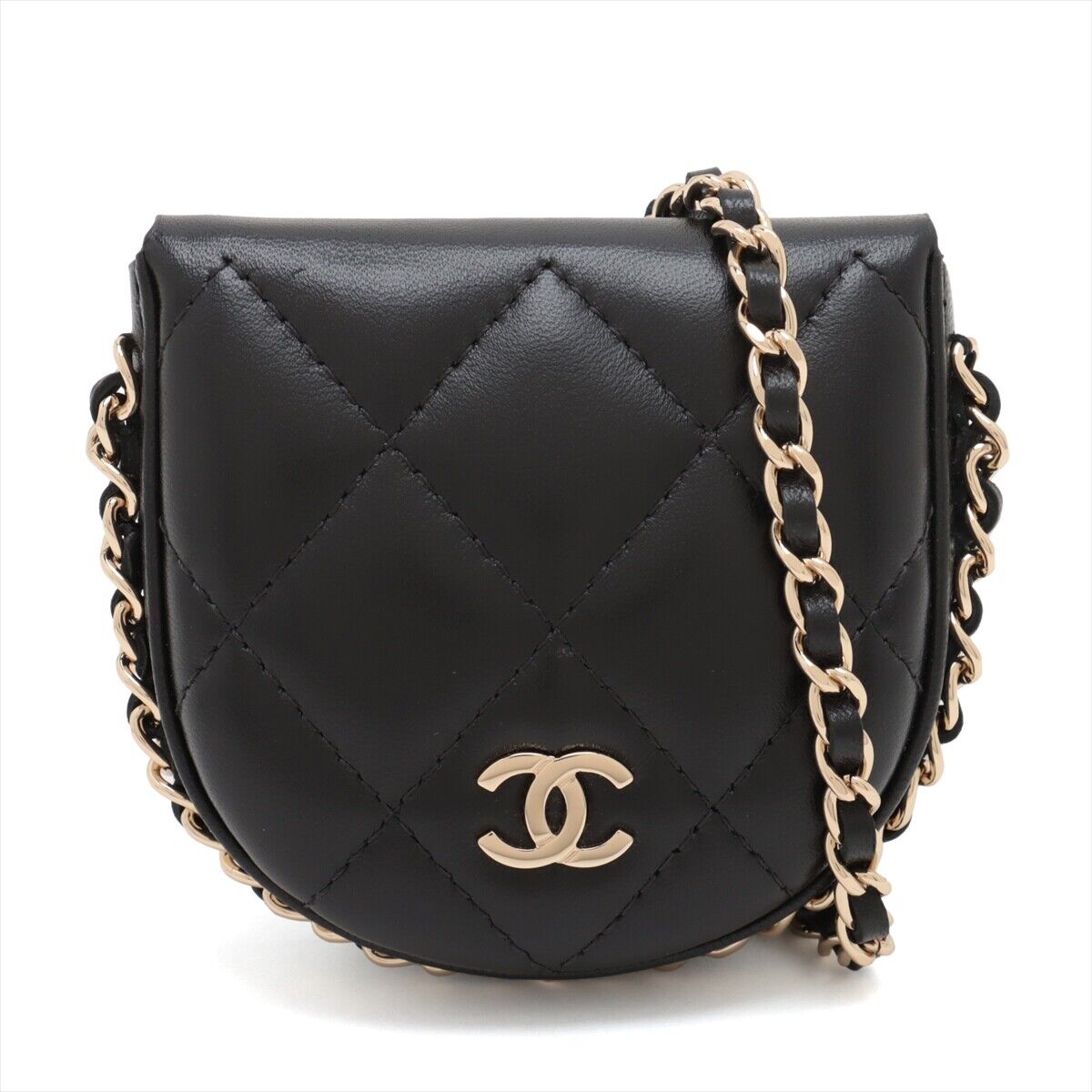 Chanel Matelasse Lambskin Chain Wallet