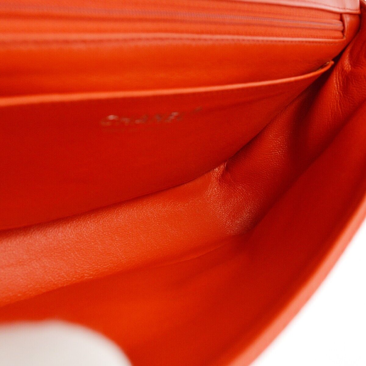 Chanel Red Perforated Lambskin Medium