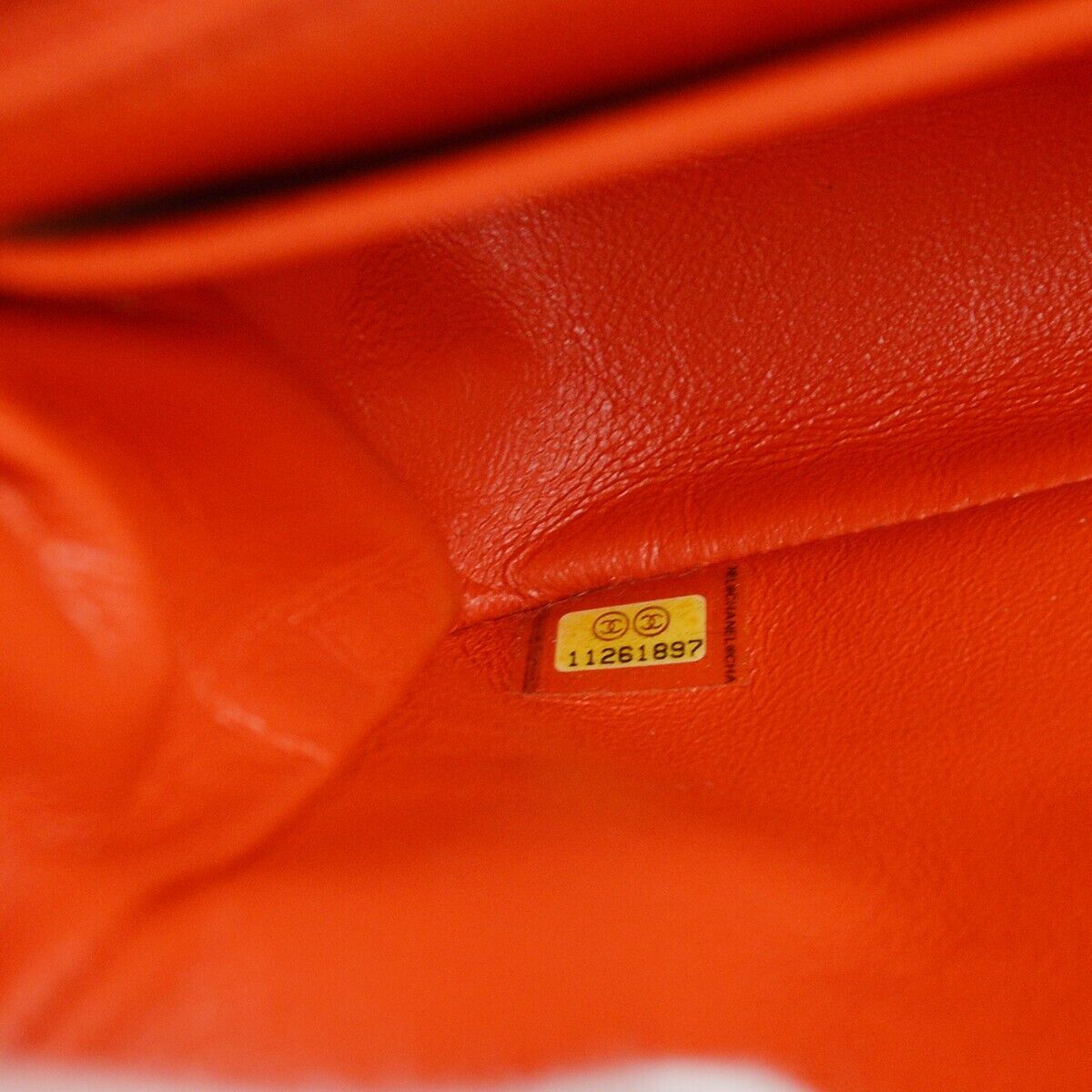Chanel Red Perforated Lambskin Medium