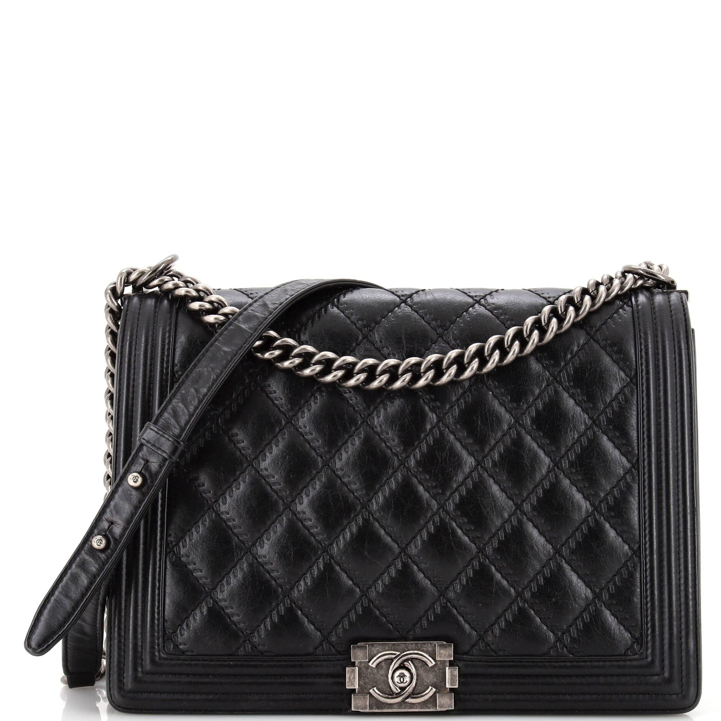 Chanel Double Stitch Boy Flap Bag