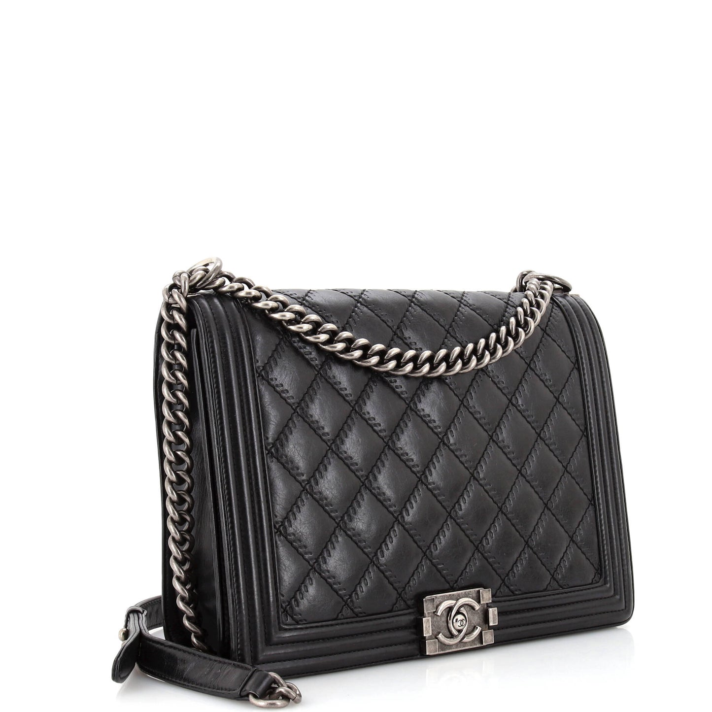 Chanel Double Stitch Boy Flap Bag