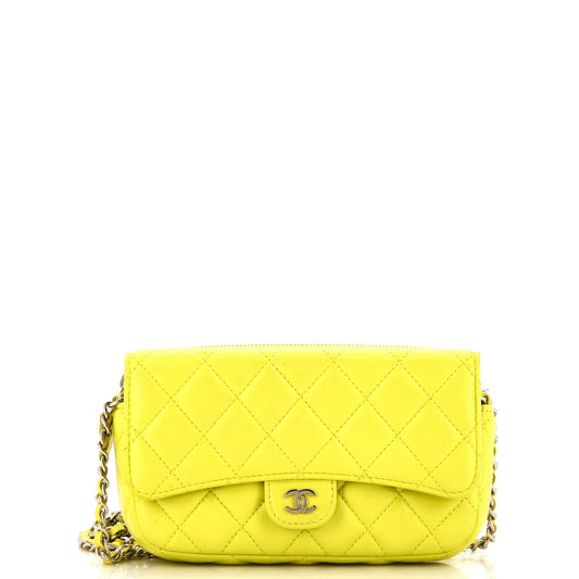 Chanel Classic Flap Phone Holder With