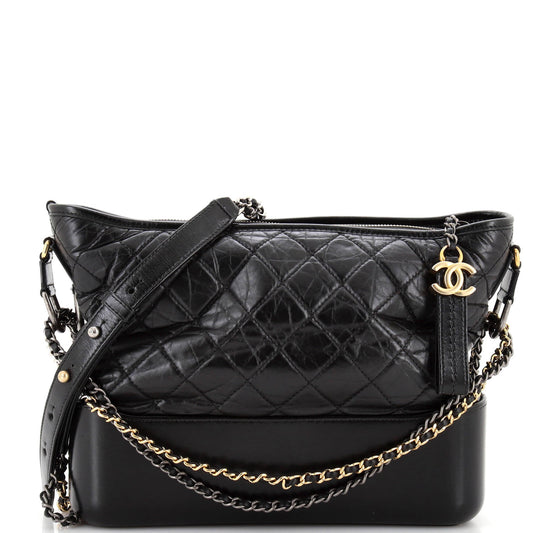 Chanel Gabrielle Hobo Quilted Aged